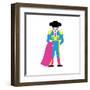 Mat from Barceona-Tosh-Framed Art Print