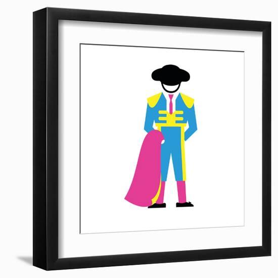 Mat from Barceona-Tosh-Framed Art Print