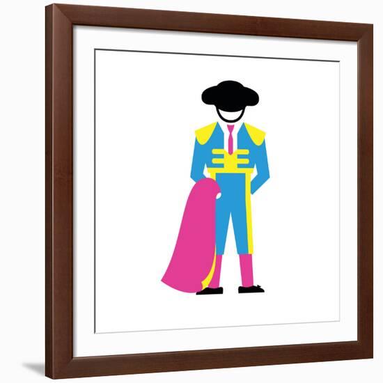 Mat from Barceona-Tosh-Framed Art Print