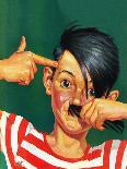 "Boy Mimicking Hitler," January 23, 1943-Mat Kauten-Giclee Print