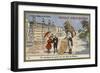 Mat Seller in Square in Mexico-null-Framed Giclee Print
