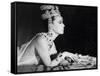 Mata-Hari agent H.21 by JeanLouisRichard with Jeanne Moreau, 1964 (b/w photo)-null-Framed Stretched Canvas