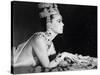 Mata-Hari agent H.21 by JeanLouisRichard with Jeanne Moreau, 1964 (b/w photo)-null-Stretched Canvas