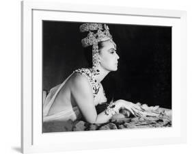 Mata-Hari agent H.21 by JeanLouisRichard with Jeanne Moreau, 1964 (b/w photo)-null-Framed Photo