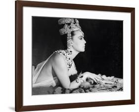 Mata-Hari agent H.21 by JeanLouisRichard with Jeanne Moreau, 1964 (b/w photo)-null-Framed Photo