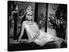 Mata-Hari agent H.21 by JeanLouisRichard with Jeanne Moreau, 1964 (b/w photo)-null-Stretched Canvas