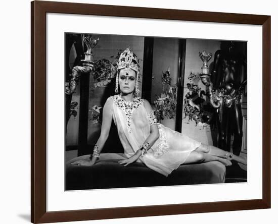 Mata-Hari agent H.21 by JeanLouisRichard with Jeanne Moreau, 1964 (b/w photo)-null-Framed Photo