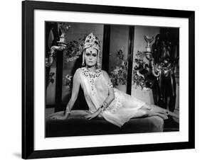 Mata-Hari agent H.21 by JeanLouisRichard with Jeanne Moreau, 1964 (b/w photo)-null-Framed Photo