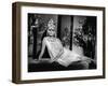 Mata-Hari agent H.21 by JeanLouisRichard with Jeanne Moreau, 1964 (b/w photo)-null-Framed Photo