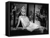 Mata-Hari agent H.21 by JeanLouisRichard with Jeanne Moreau, 1964 (b/w photo)-null-Framed Stretched Canvas