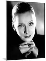 Mata Hari, Greta Garbo, Portrait by Clarence Sinclair Bull, 1931-null-Mounted Photo