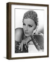 Mata Hari, Greta Garbo, Portrait by Clarence Sinclair Bull, 1931-null-Framed Photo