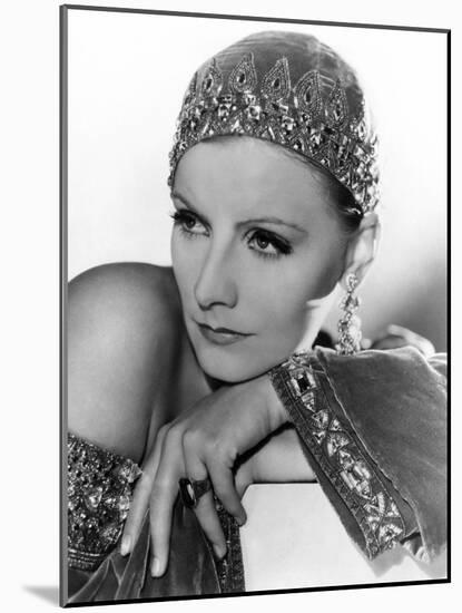 Mata Hari, Greta Garbo, Portrait by Clarence Sinclair Bull, 1931-null-Mounted Photo