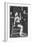 Mata Hari in the Wings with a Fireman, C.1905-null-Framed Premium Giclee Print