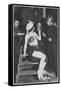 Mata Hari in the Wings with a Fireman, C.1905-null-Framed Stretched Canvas