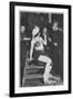 Mata Hari in the Wings with a Fireman, C.1905-null-Framed Giclee Print