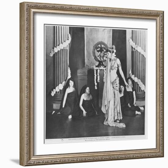 Mata Hari Performing in Musee Guimet, Paris, 13th March 1905-Paul Boyer-Framed Giclee Print