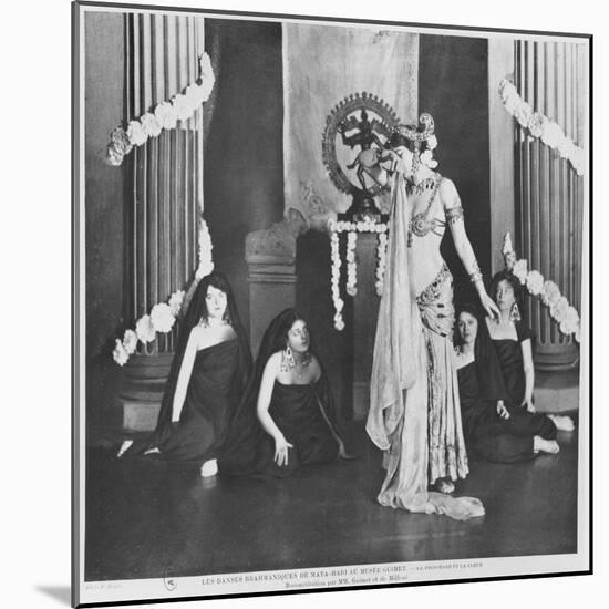 Mata Hari Performing in Musee Guimet, Paris, 13th March 1905-Paul Boyer-Mounted Giclee Print