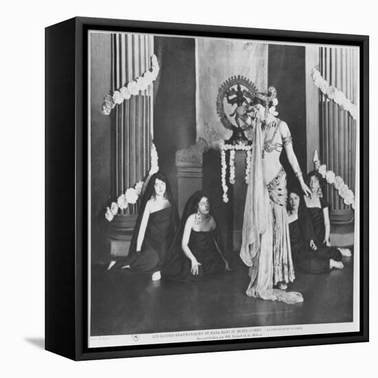 Mata Hari Performing in Musee Guimet, Paris, 13th March 1905-Paul Boyer-Framed Stretched Canvas