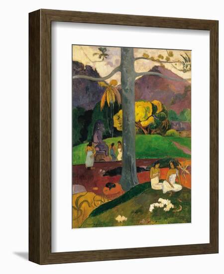 Mata Mua (In Olden Time), 1892-Paul Gauguin-Framed Giclee Print