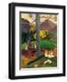 Mata Mua (In Olden Time), 1892-Paul Gauguin-Framed Giclee Print