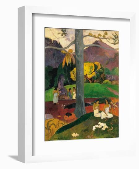 Mata Mua (In Olden Time), 1892-Paul Gauguin-Framed Giclee Print