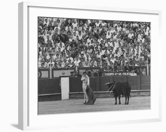 Matador Antonio Ordonez During Bullfight-James Burke-Framed Premium Photographic Print