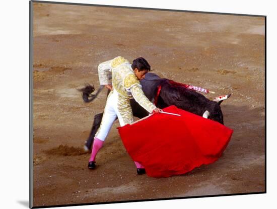 Matador at Monumental El Paso, Bullfight (Fiesta Brava), San Luis Potosi, Mexico-Russell Gordon-Mounted Photographic Print