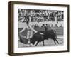 Matador Luis Miguel Dominguin During Bullfight-James Burke-Framed Premium Photographic Print