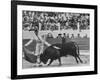 Matador Luis Miguel Dominguin During Bullfight-James Burke-Framed Premium Photographic Print