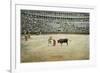 Matador Working with Muleta-null-Framed Art Print