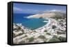 Matala Bay and Beach, Heraklion District, Crete, Greek Islands, Greece, Europe-Markus Lange-Framed Stretched Canvas