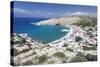 Matala Bay and Beach, Heraklion District, Crete, Greek Islands, Greece, Europe-Markus Lange-Stretched Canvas