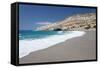 Matala Bay and Beach, Heraklion District, Crete, Greek Islands, Greece, Europe-Markus Lange-Framed Stretched Canvas