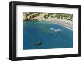 Matala Beach, Crete, Greek Islands, Greece, Europe-Bruno Morandi-Framed Photographic Print