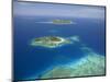 Matamanoa Island and Coral Reef, Mamanuca Islands, Fiji-David Wall-Mounted Photographic Print