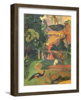 Matamoe, 1892-Paul Gauguin-Framed Giclee Print