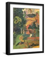 Matamoe, 1892-Paul Gauguin-Framed Giclee Print