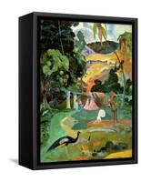 Matamoe Or, Landscape with Peacocks, 1892-Paul Gauguin-Framed Stretched Canvas