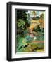 Matamoe Or, Landscape with Peacocks, 1892-Paul Gauguin-Framed Premium Giclee Print