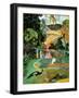 Matamoe Or, Landscape with Peacocks, 1892-Paul Gauguin-Framed Premium Giclee Print