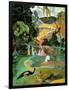 Matamoe Or, Landscape with Peacocks, 1892-Paul Gauguin-Framed Premium Giclee Print