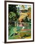 Matamoe Or, Landscape with Peacocks, 1892-Paul Gauguin-Framed Giclee Print