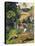 Matamoe or Landscape with Peacocks-Paul Gauguin-Stretched Canvas