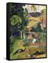 Matamoe or Landscape with Peacocks-Paul Gauguin-Framed Stretched Canvas