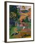 Matamoe (Peacocks in the Country), 1892-Paul Gauguin-Framed Giclee Print