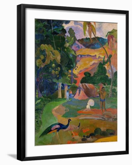 Matamoe (Peacocks in the Country), 1892-Paul Gauguin-Framed Giclee Print