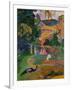 Matamoe (Peacocks in the Country), 1892-Paul Gauguin-Framed Giclee Print