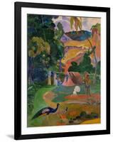 Matamoe (Peacocks in the Country), 1892-Paul Gauguin-Framed Giclee Print