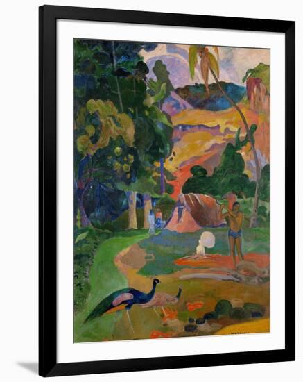 Matamoe (Peacocks in the Country), 1892-Paul Gauguin-Framed Giclee Print